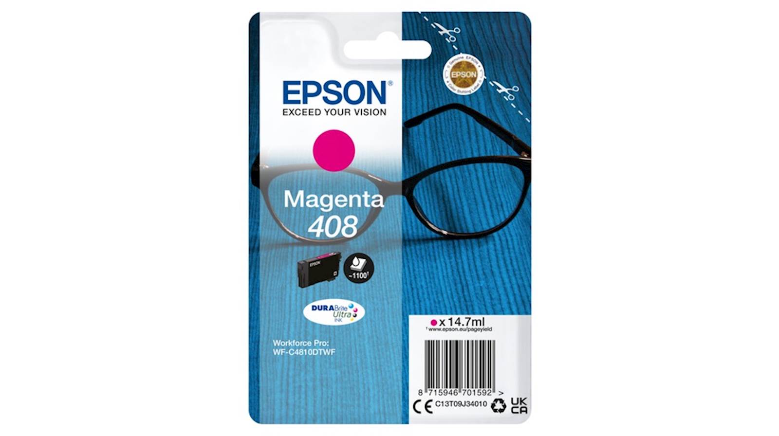 TINTA EPSON DURABRITE ULTRA SPECTACLES408/408L