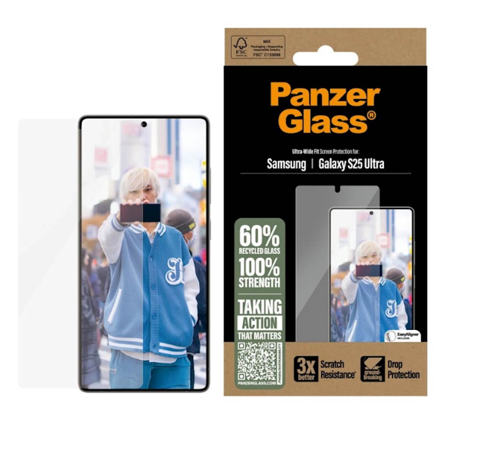 Zaštitno staklo PanzerGlass Galaxy S25