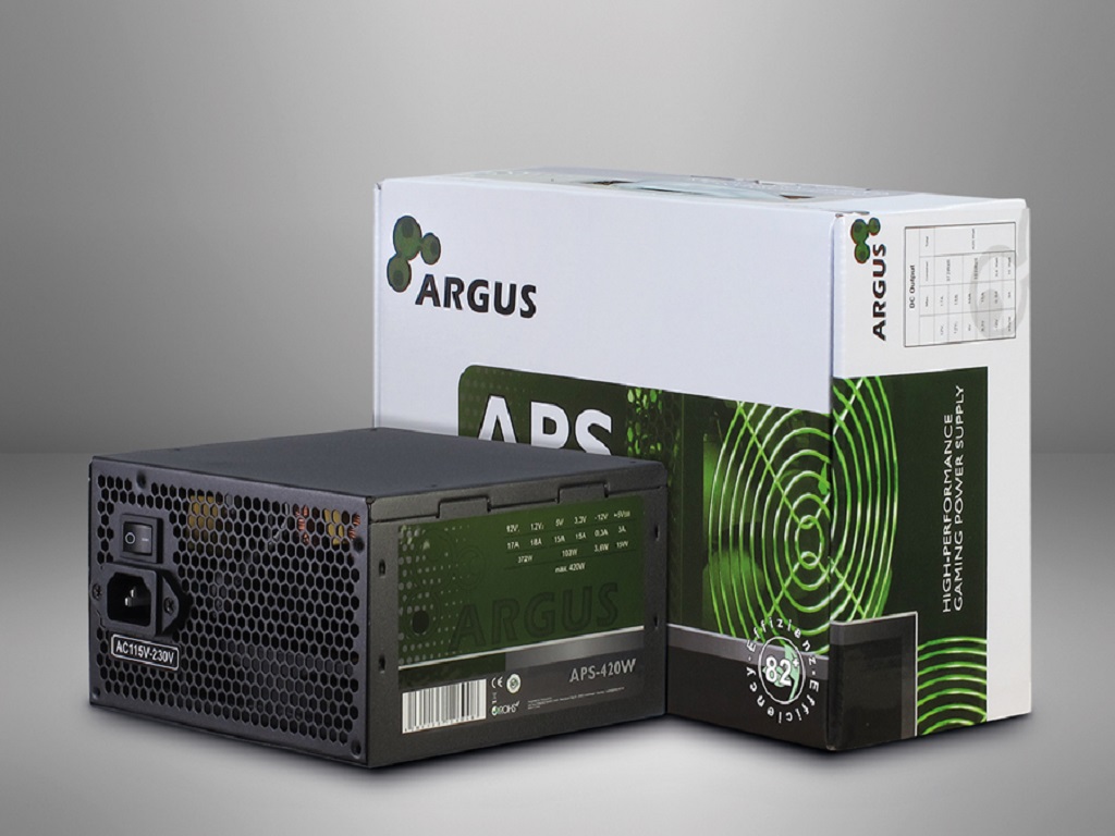 Inter-tech PSU Argus APS-420W12cm fan,
