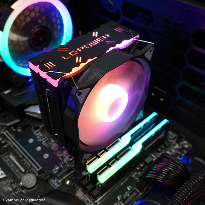 CPU Cooler LC-CC-120-ARGB-PROIntel LGA 775/115x/1366/2011/2011-3/2066;AMD