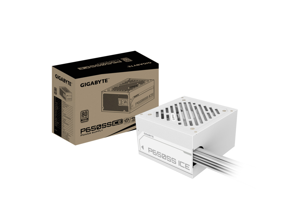 Gigabyte PSU 650W Silver, 90%White