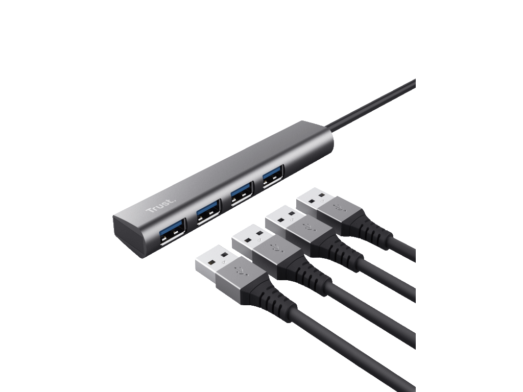 Trust Halyx USB-C to 4-portUSB-A