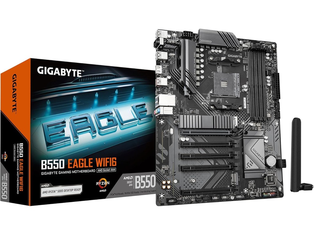 Gigabyte MB B550 EagleAM4, 4x