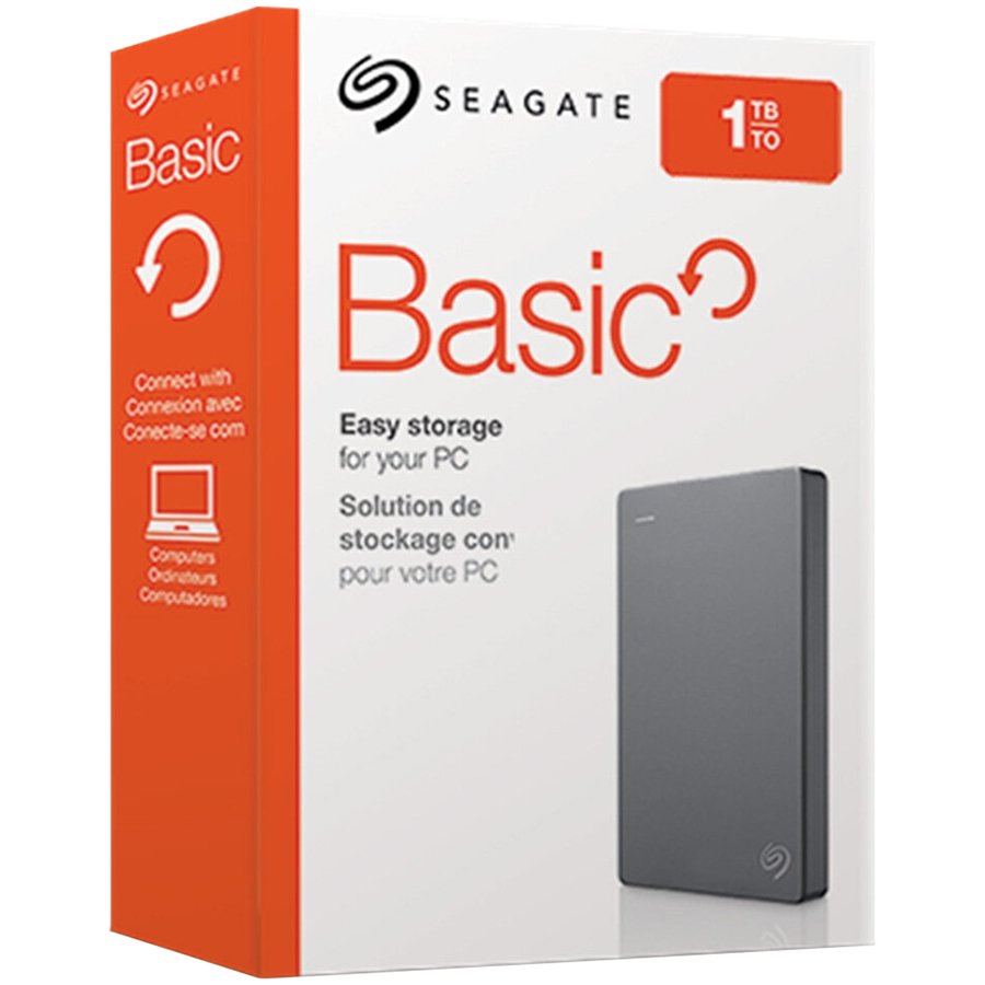 SEAGATE HDD External Basic (2.5’/1TB/USB