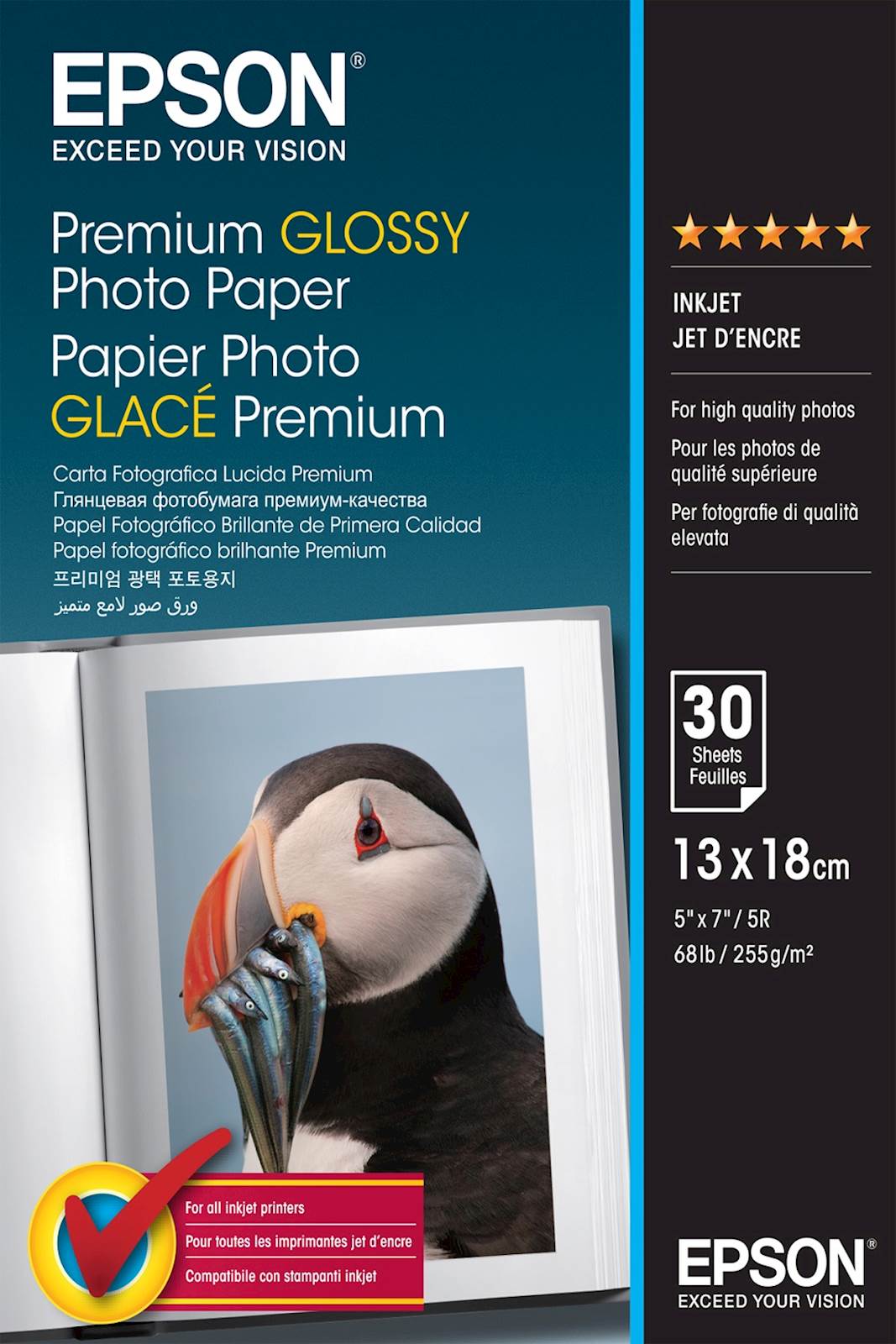 Papir EPSON Premium Glossy 13×18,