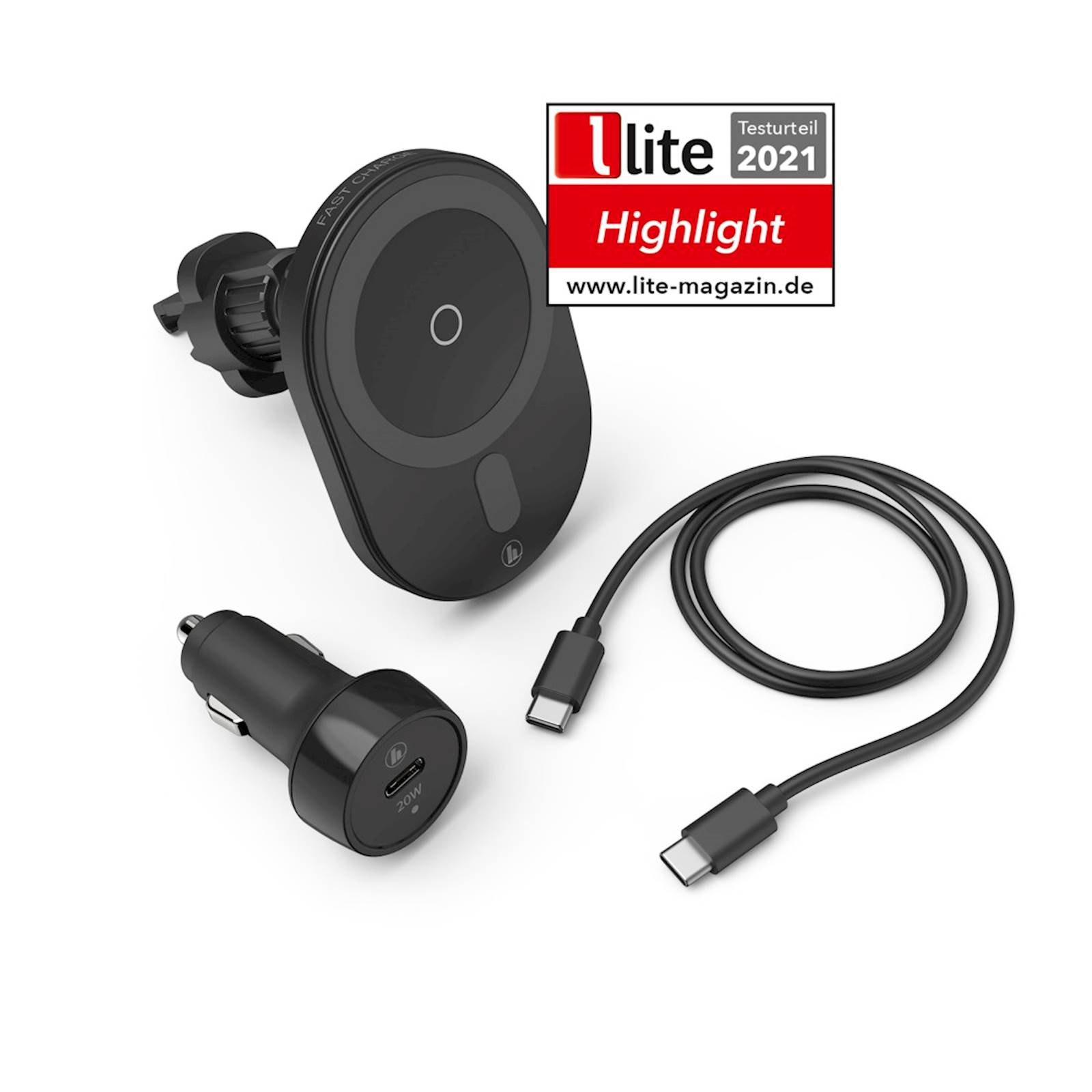 Wireless punjač HAMA “MagChargeCar FC15”