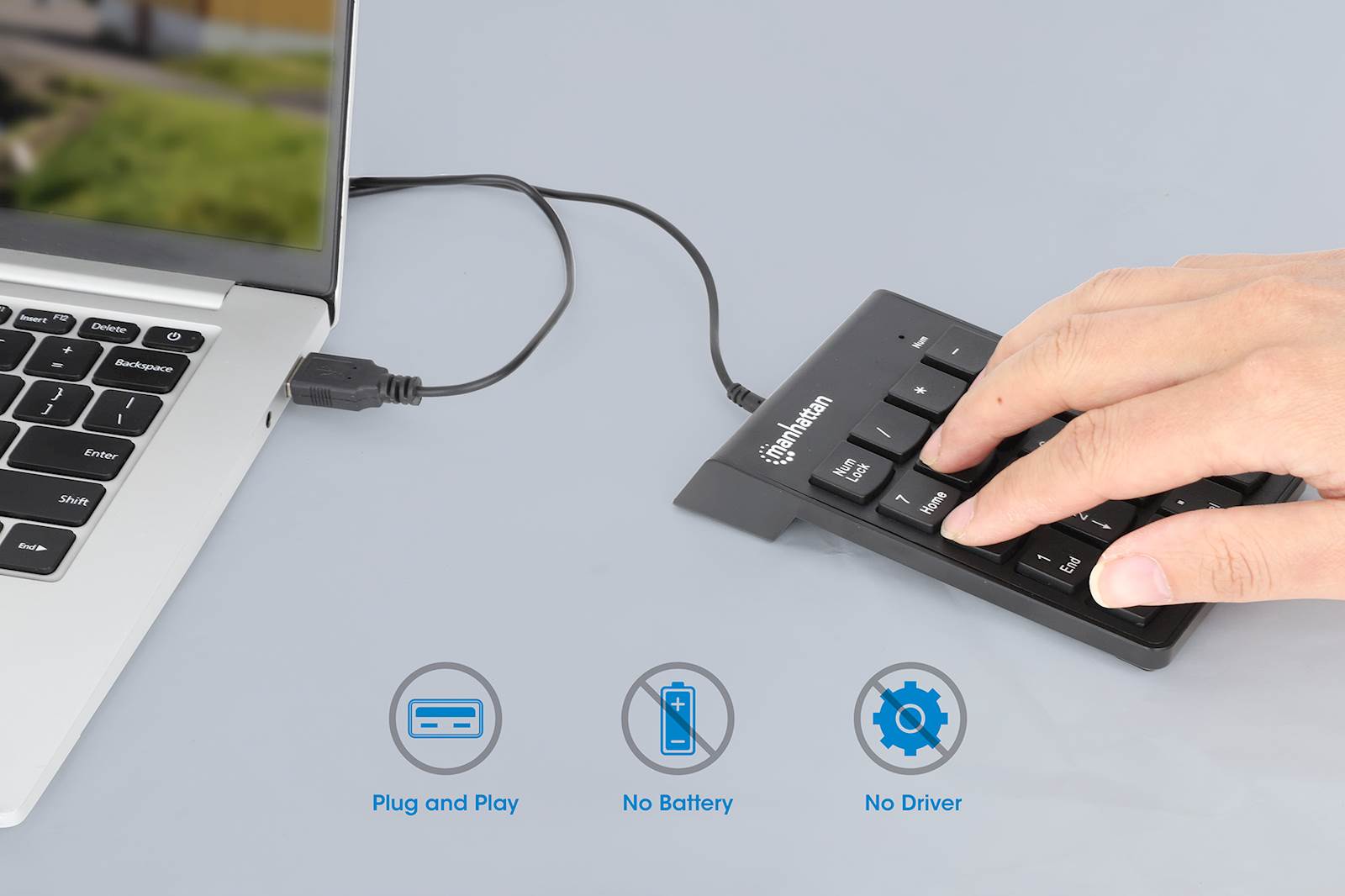 Tastatura numerička MANHATTN žična