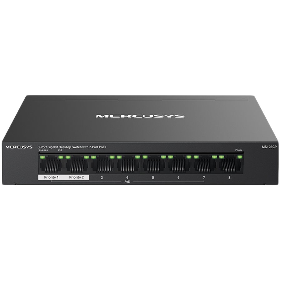 Mercusys MS108GP 8-Port Gigabit Desktop