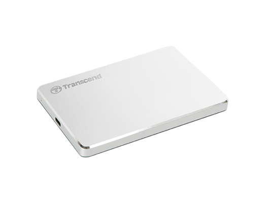 Transcend HDD 2TB StoreJet C3SPortable,Type-C,Silver