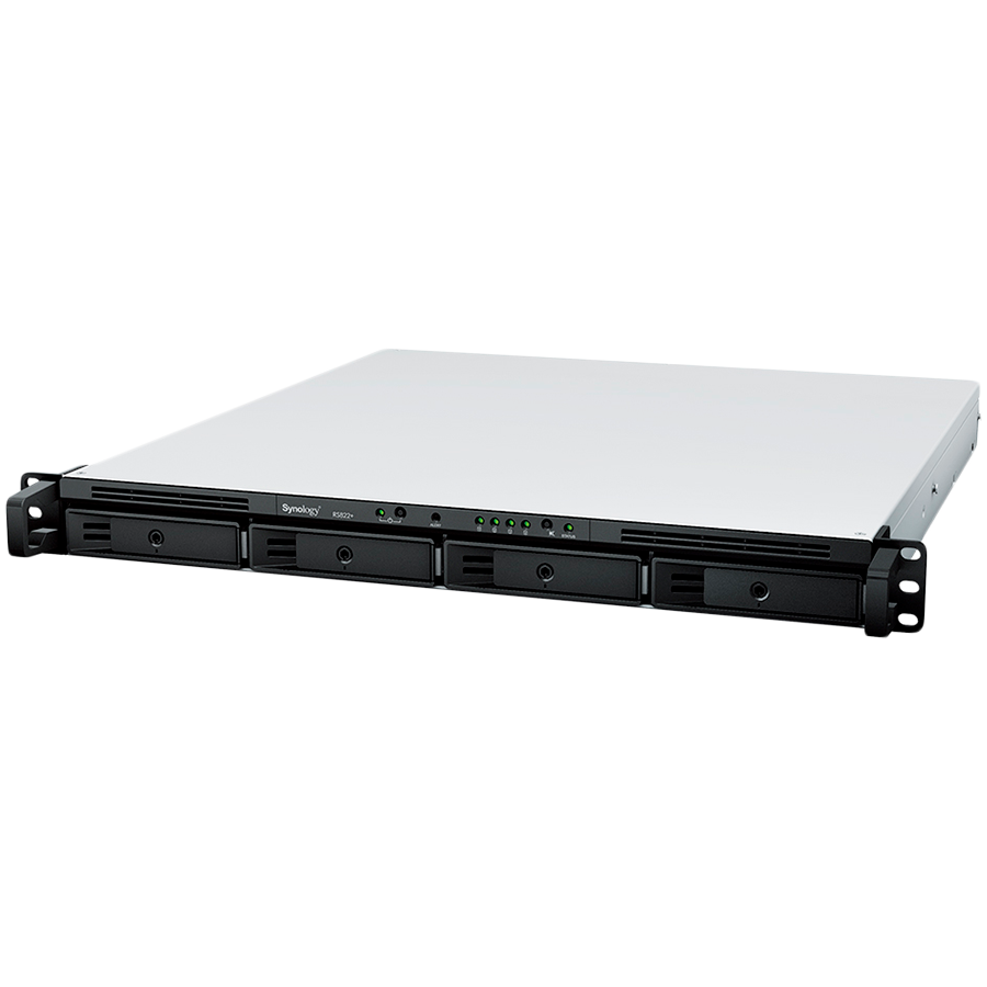 Synology RackStation RS822+, 1U, 4-bays,