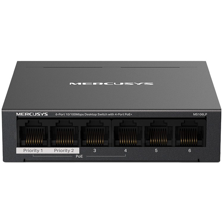 Mercusys MS106LP 6-Port 10/100 Mbps