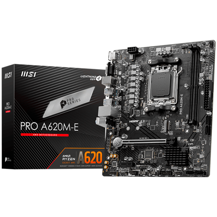 MSI PRO A620M-E, mATX, Socket