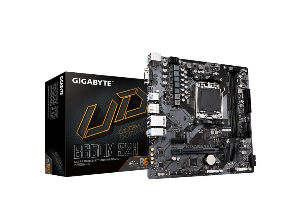 Gigabyte MB B650M S2HG10AM5; 2xDDR5;