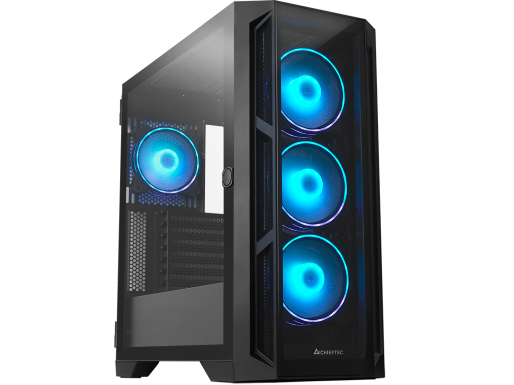 Chieftec Apex Case4x120mm A-RGB fans,control