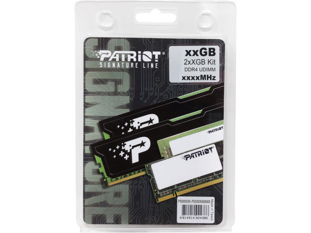 Patriot RAM,16GB (2x8GB), DDR43200MHz, UDIMM,