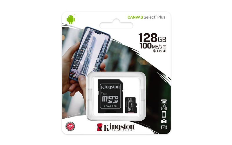 Kingston microSD 128GB Class10Canvas Select