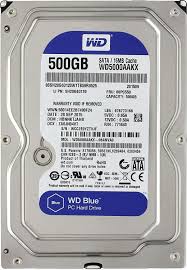 WD HDD 500GB SATA3 Pull16MB