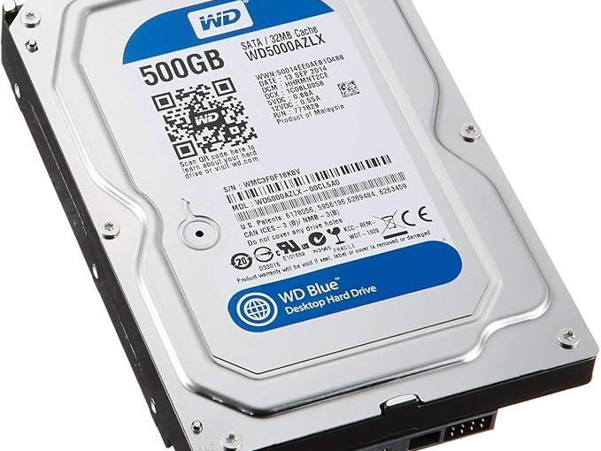 WD HDD 500GB SATA3 Pull32MB