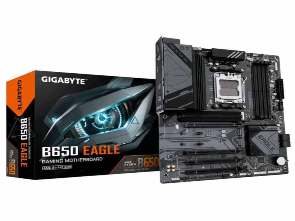 Gigabyte MB B650 EagleAM5; 4xDDR5;