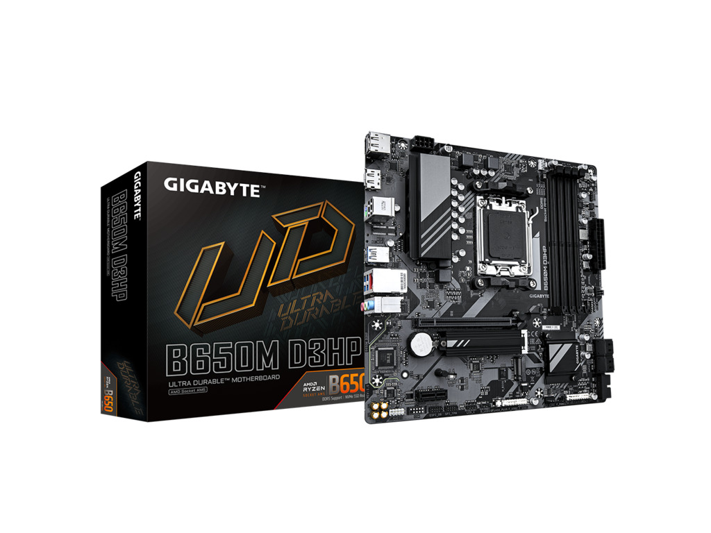 Gigabyte MB B650M D3HPAM5; 4xDDR5;