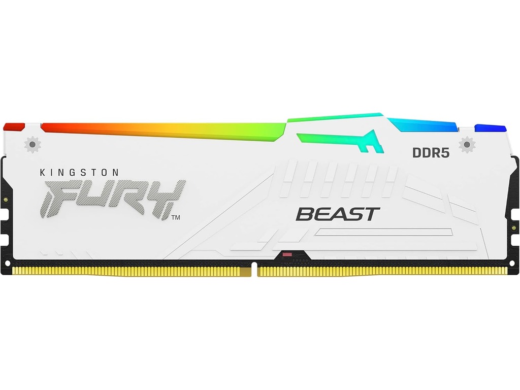 Kingston 16GB 6000MHz DDR5WRGBWhite RGB,Fury