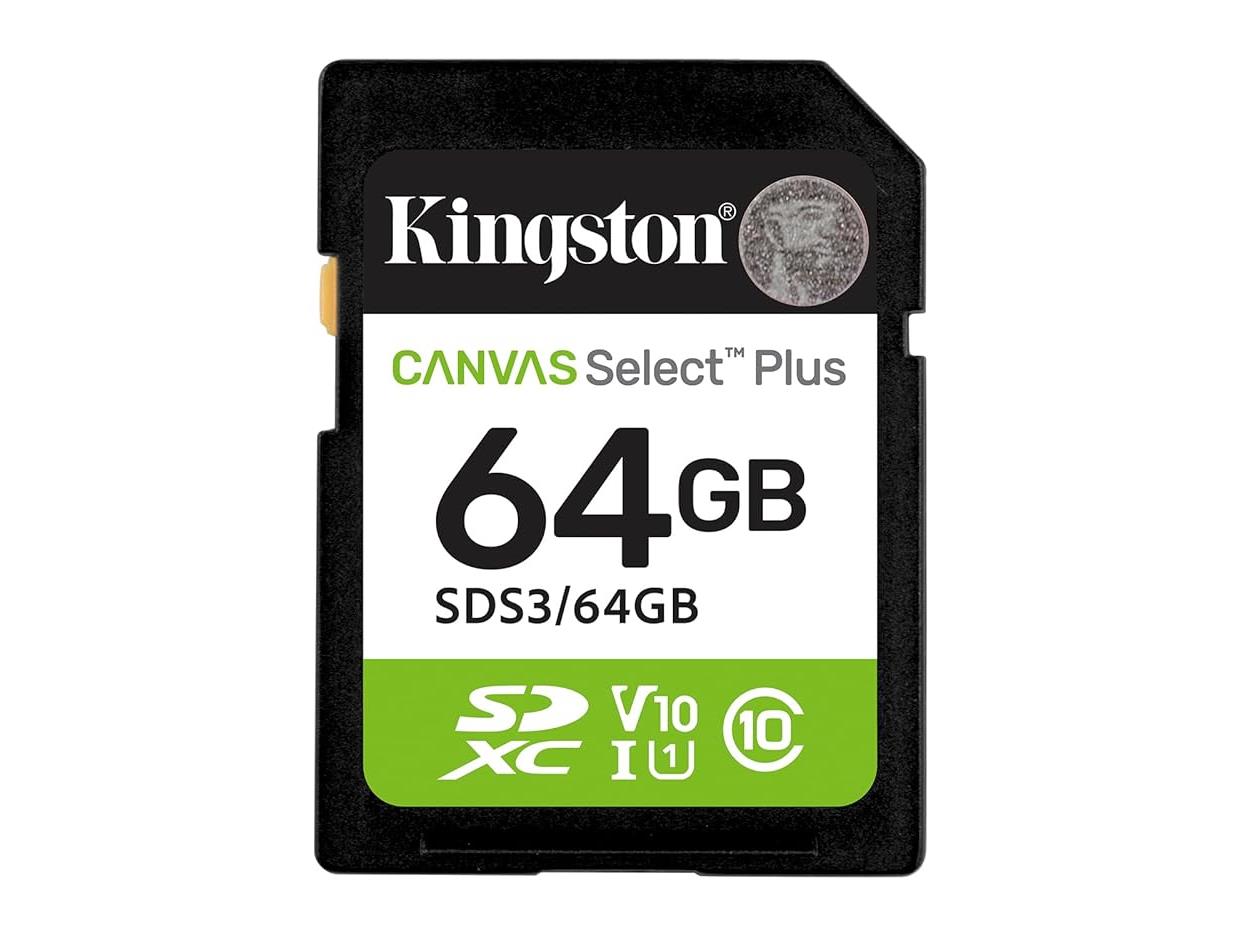 Kingston SD 64GB Class 10Canvas