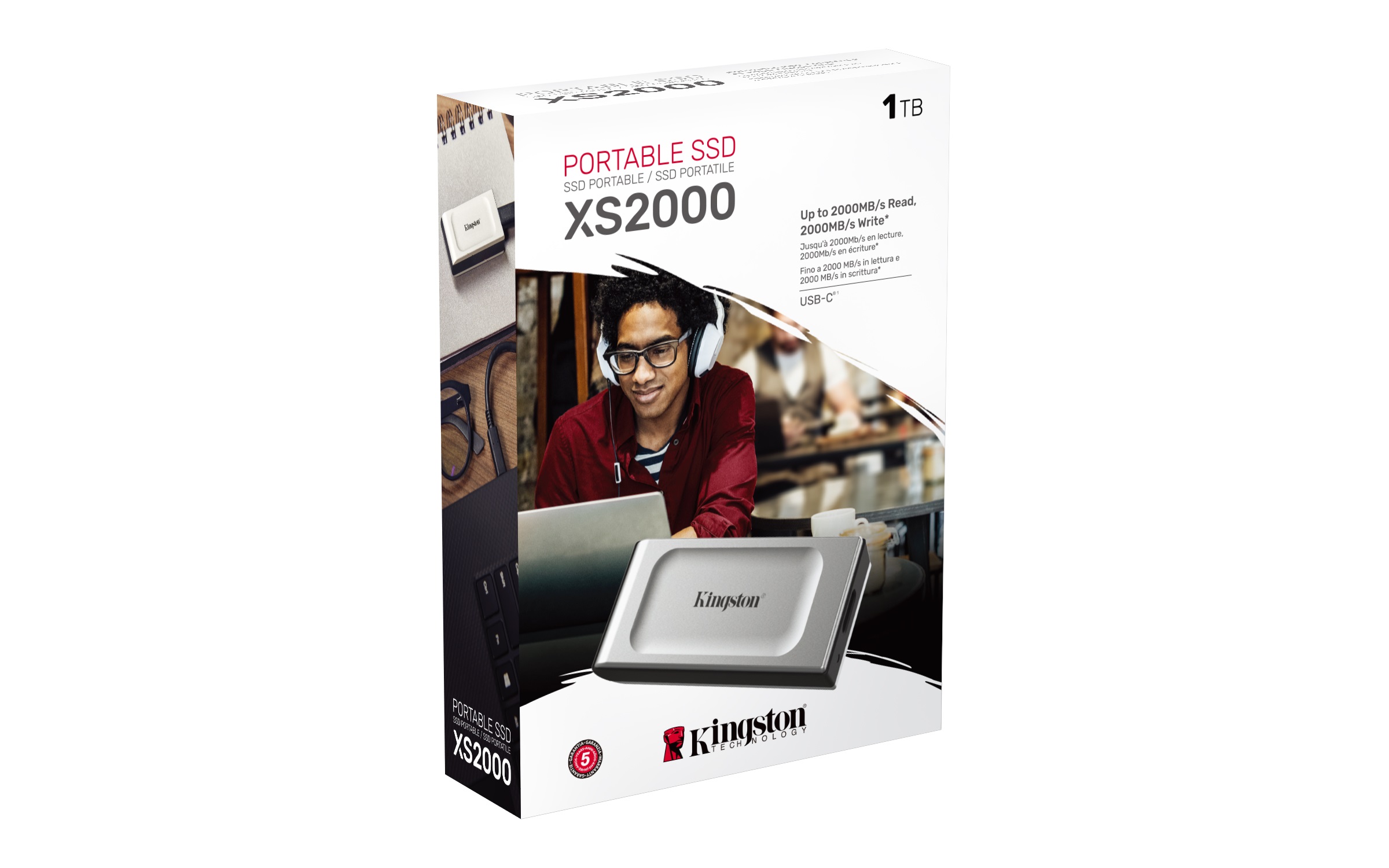 Kingston Ext SSD 1TB USB-CXS2000,
