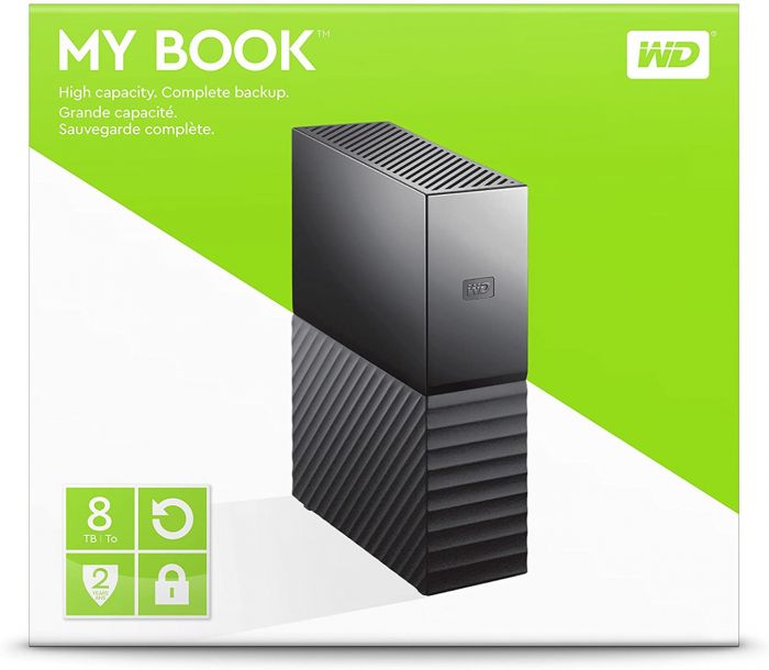 WD HDD 8TB MyBook externalUSB